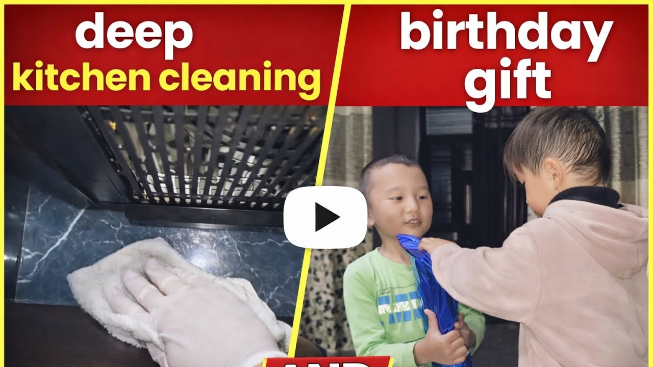 Kitchen chamak gaya! ✨ Aur Kalu ke liye liya special gift 🎁 | Aaj ka din bahut busy raha!