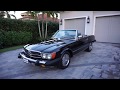 1989 Mercedes Benz 560SL Roadster Review and Test Drive by Bill - Auto Europa Naples