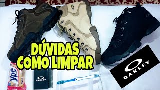 botinha da oakley camurça