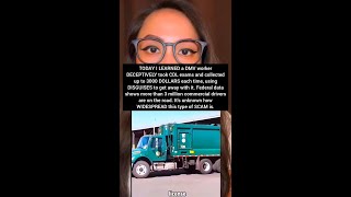 DMV CDL scam - Be safe out there