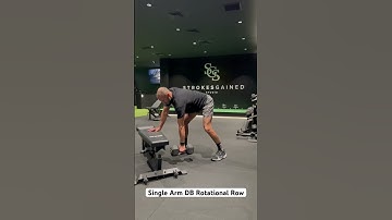 Single Arm DB Rotational Row