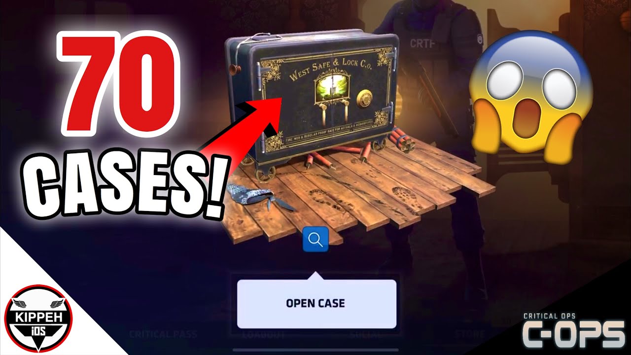 OPENING 70 ARMORY 1887 II CASES! || Critical ops 1.15.0 || VLRS Kippeh