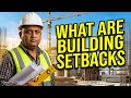 What Are Building Setbacks #civilrabin