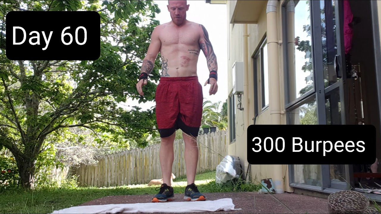 Burpees everyday day 60 300 burpees YouTube
