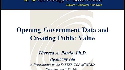 Opening Government Data and Creating Public Value ...