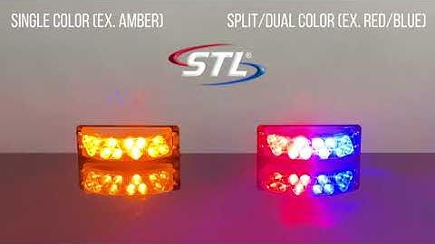 Half Octo® 180° LED Surface Mount Warning Light - Flash Patterns