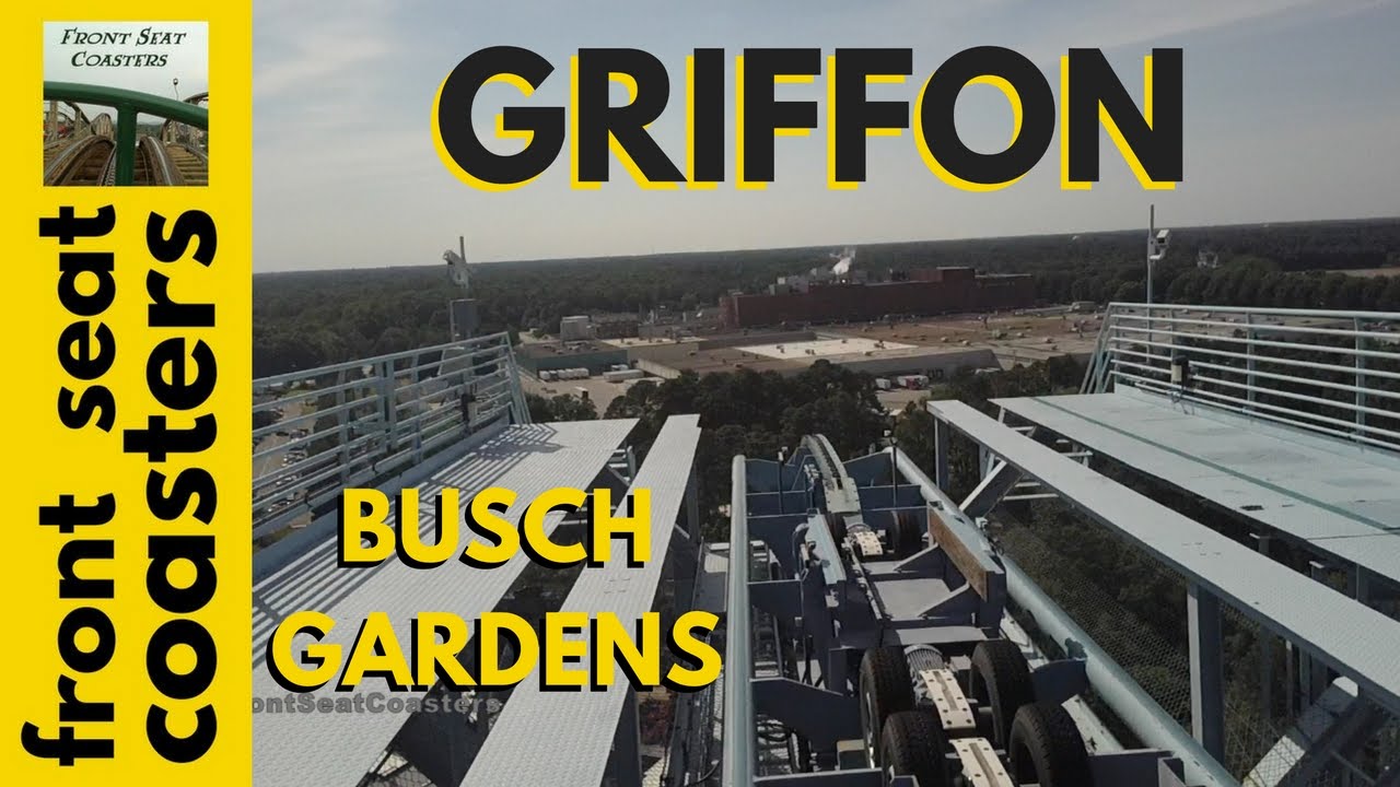 Griffon Pivothead POV Busch Gardens Williamsburg Front Seat Dive Roller Coaster On-Ride B&M belligerent
