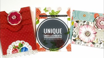 Use Your Scraps 2021 #3 - Easy Embellishments & Ephemera