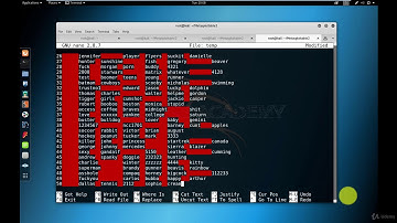 Video 41: Hacking with Kali Linux | Database hacking and password attacks