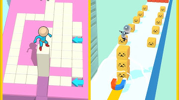 Stacky Dash Vs Cube Surfer : All Levels Gameplay - New Update Android, iOS #1