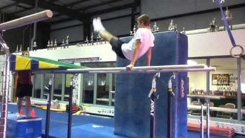 Front 1 and 1/4 timer on parallel bars