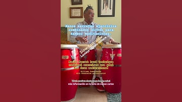 Conga secret hand technique combined basic exercise #williamscumberbache #latinpercussion #lpcongas
