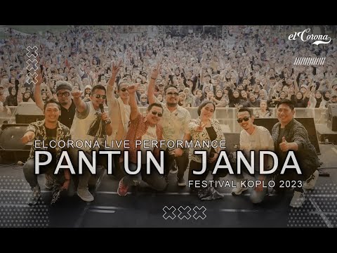ELCORONA - PANTUN JANDA Live Performance FESTIVAL KOPLO 2023