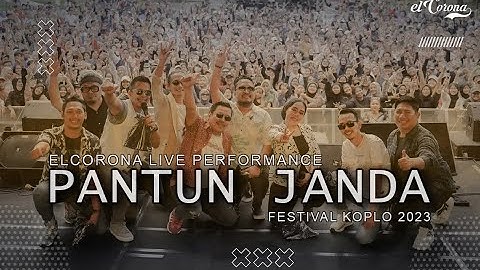 ELCORONA - PANTUN JANDA Live Performance FESTIVAL KOPLO 2023