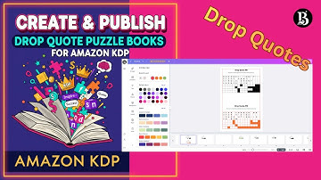 How to create activity books for Amazon KDP -  Drop Quotes Puzzle book (with BooksGenie.ai)
