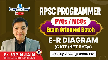 RPSC PROGRAMMER PYQS | PROGRAMMER MCQ Batch | ER DIAGRAM | RPSC PROGRAMMER CLASSES | CompAcademy