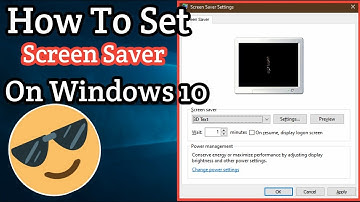 How to Set Screen Saver on Windows 10?