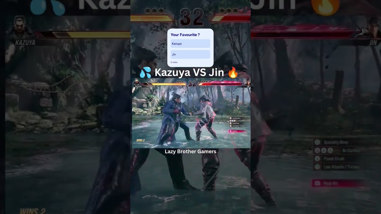 Kazuya Vs Jin 