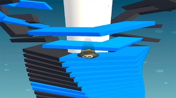 ASMR Stack Ball Gameplay Very satisfying and relaxing