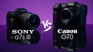 Canon C70 vs Sony a7s III Camera Comparison