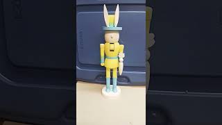 Easter Bunny Nutcracker 🐰 pt.2/2 #easterast #diy #cute