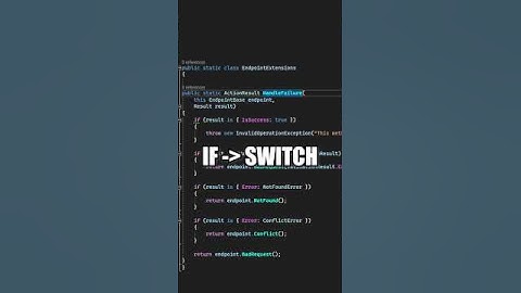 Switch Expressions in C# are awesome