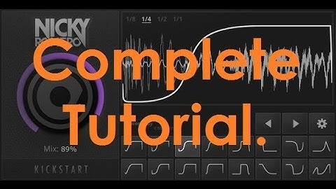 KickStart Sidechain VST Complete Tutorial