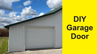 DIY Garage Door - Built From Scratch
