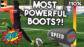 Most POWERFUL Boot?! Power Kicking Test