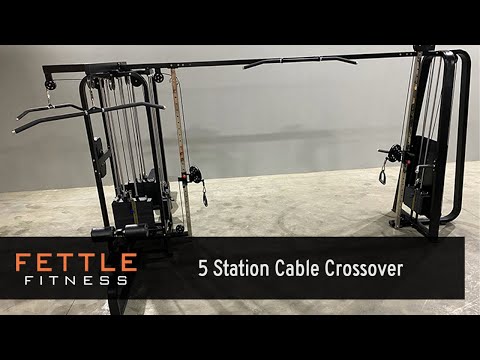 25250 -- Fettle Fitness 5 Station Cable Crossover