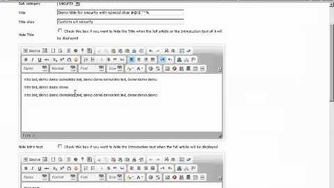 Title and Title Alias