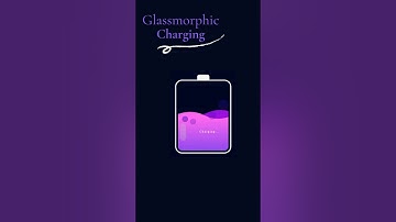 Glassmorphism Charging 🎯| #html #css #shorts #youtubeshorts #viralvideo #viralvideo