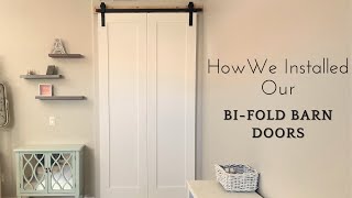 HOW WE INSTALLED BIFOLD BARN DOORS