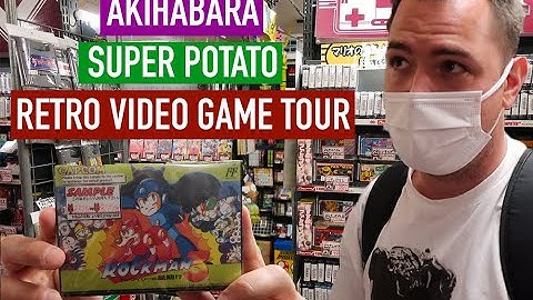 Super Potato Retro Video Game Tour in Akihabara, Tokyo | Famicom Disk System, Rare Dreamcast Games