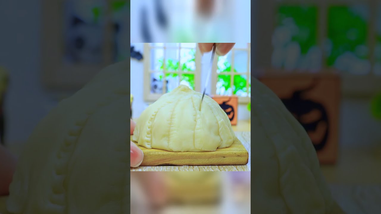 Miniature Cooking | Tiny Cooking Pumpkin Apple Spook Pie 🎃🍏 