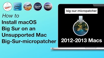 Install Big Sur on Unsupported Mac with Big Sur Micropatcher 2012-2013 - Full Walkthrough!
