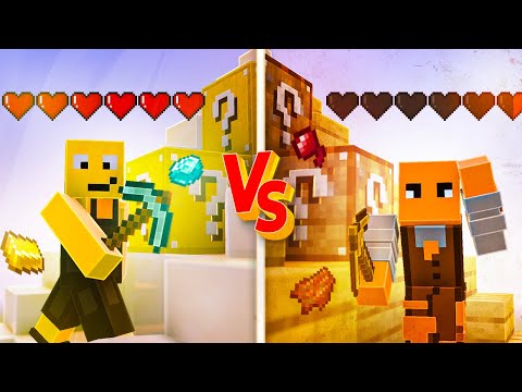 RICO vs POBRE na ESCADONA do minecraft