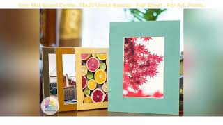 Mat Board Center, 16x20 Uncut Boards - Full Sheet - For Art, Prints, Photos, Prints And More (Mixed