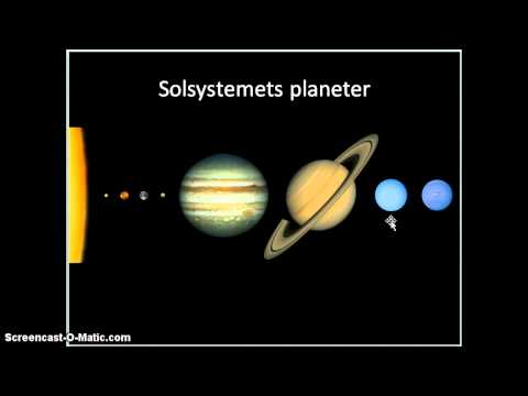 Video: Karakteristiske Trekk Ved Planetene I Solsystemet