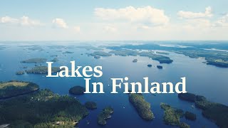 Lakes! Flying Over Finland 4K Drone