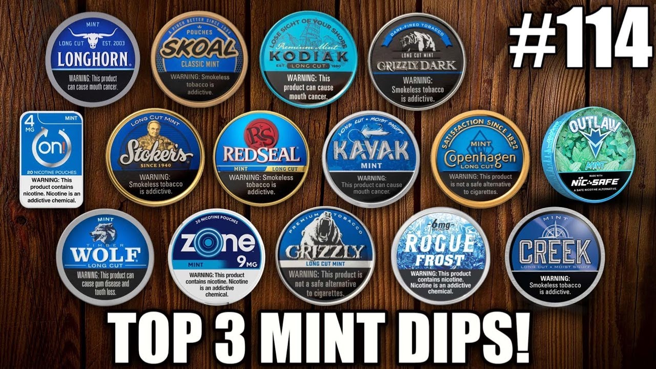brands of tobacco dip Top 3 MINT DIPS Ever Made! Brands | American Snuff Co.