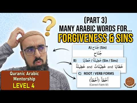 Different words for Forgiveness and Sins | Lost in translation Part 3