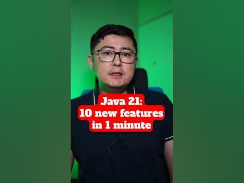 Java 21 is out now and these are top 10 new features in 1 minute # ...