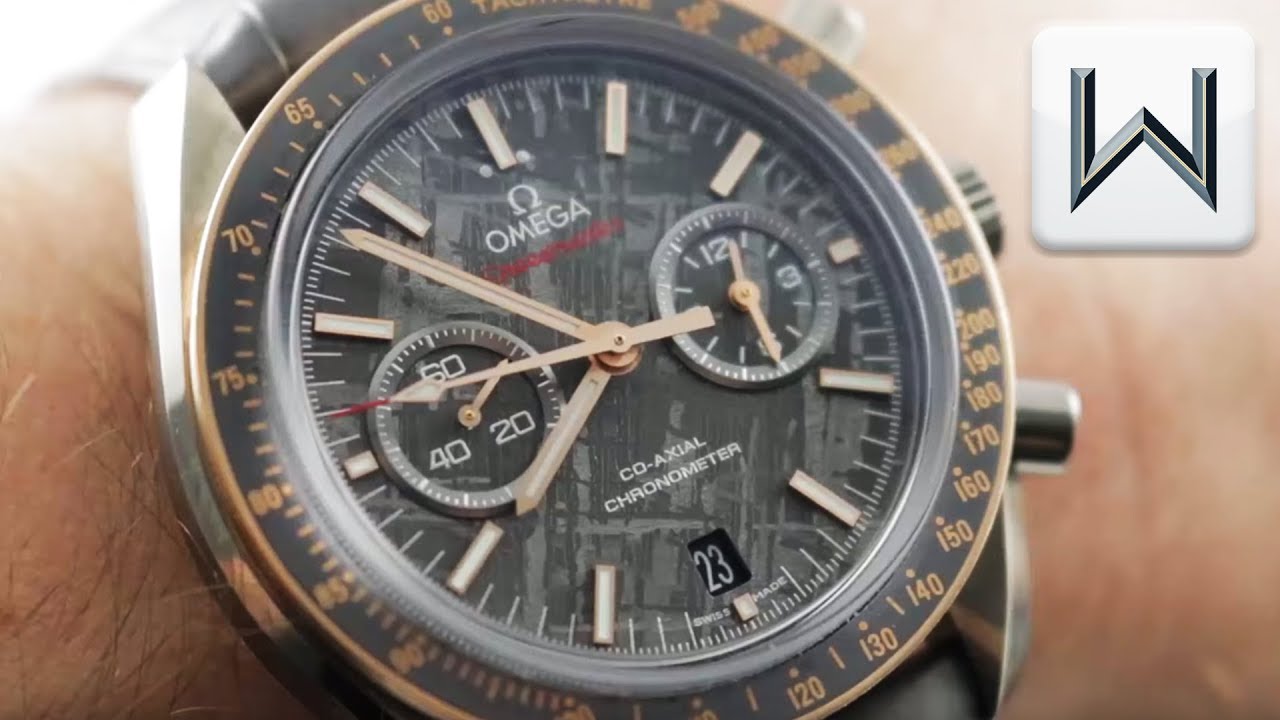 omega speedmaster meteorite dial