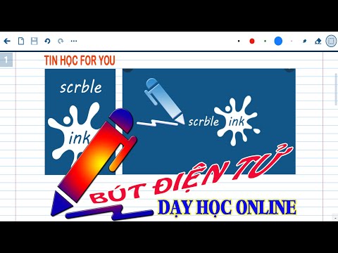 Hướng dẫn tải, cài đặt và sử dụng phần mềm Scrble Ink-Lite-Viết bảng khi dạy - học trực tuyến