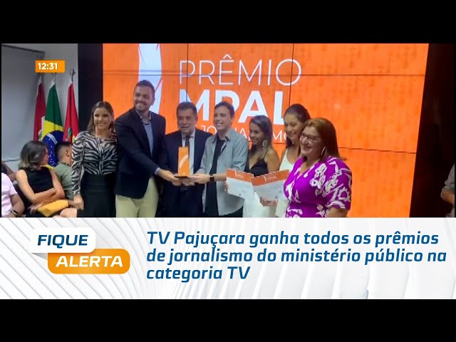 TV Pajuçara ganha todos os prêmios de jornalismo do ministério público na categoria TV