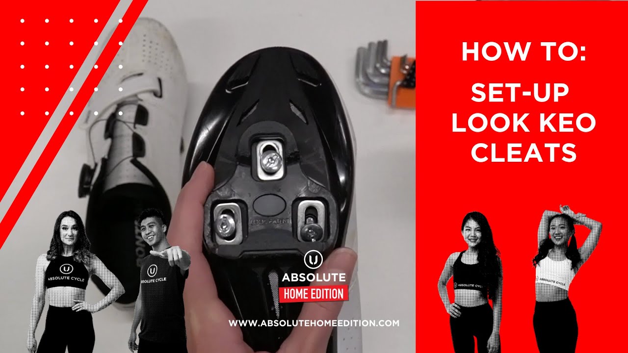 How to SetUp LOOK KEO Cleats on Cycling Shoes YouTube