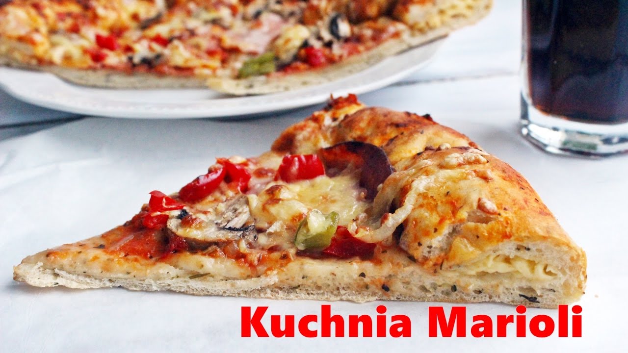 Pizza z serem w brzegach ala Pizza Hut YouTube