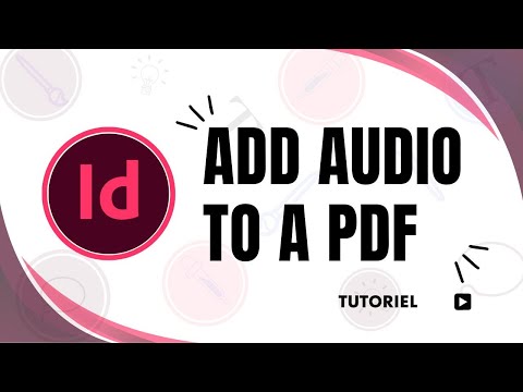 How can i add audio to a pdf adobe indesign