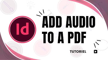How can i add audio to a pdf adobe indesign